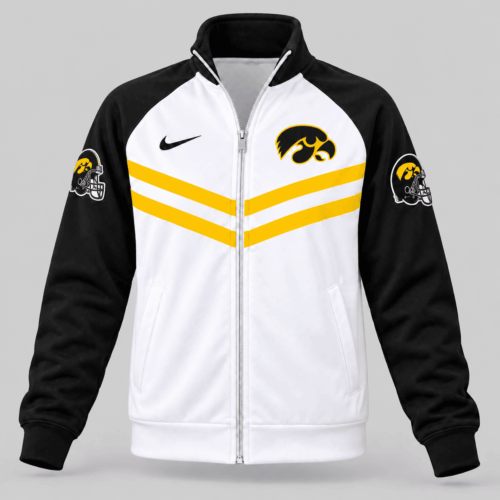 Iowa Hawkeyes | NCAA Chevron Stripe Track Jacket TD