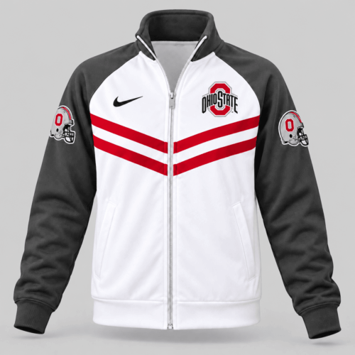 Ohio State Buckeyes | NCAA Chevron Stripe Track Jacket TD