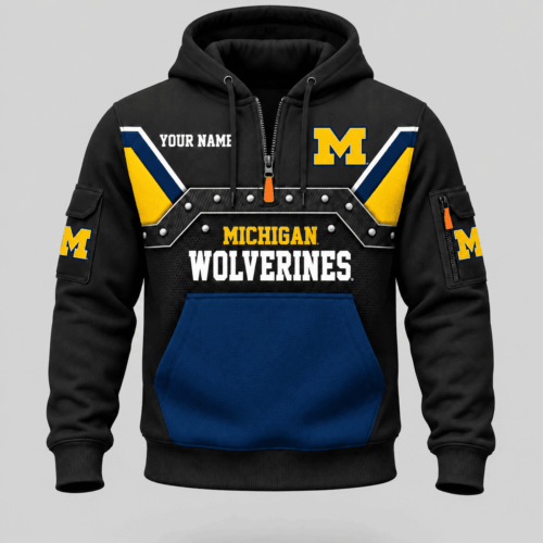 Michigan Wolverines | NCAA Utility Panel Half Zip Hoodie TD