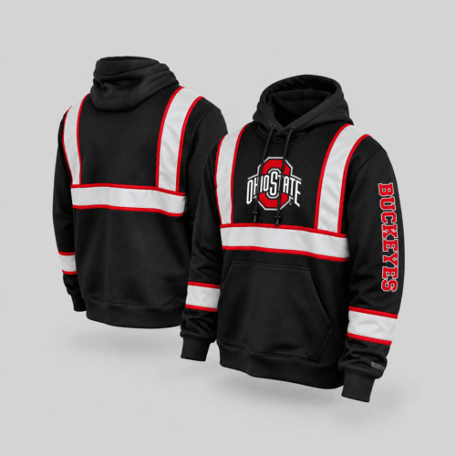 Ohio State Buckeyes | NCAA Reflective Stripe Hoodie TD