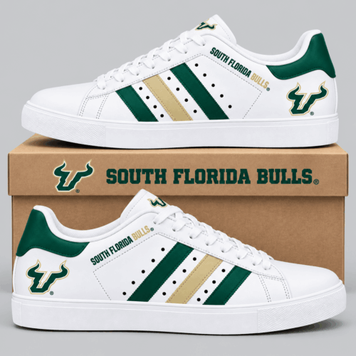 South Florida Bulls | NCAA Stripe Low Top Sneakers TD