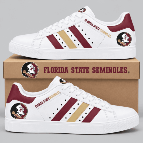 Florida State Seminoles | NCAA Stripe Low Top Sneakers TD