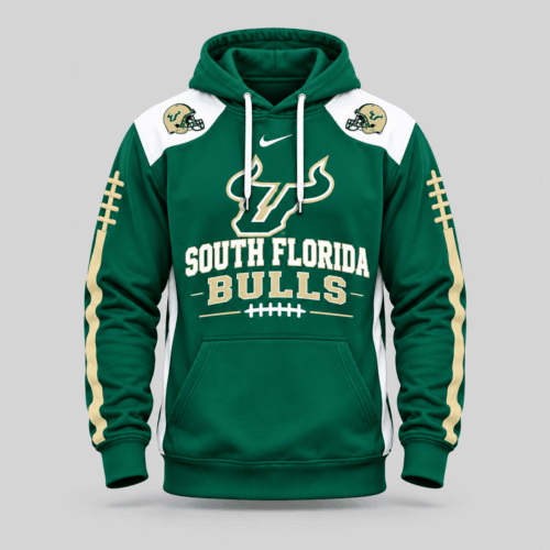 South Florida Bulls | NCAA Football Laces Sleeve Hoodie TD