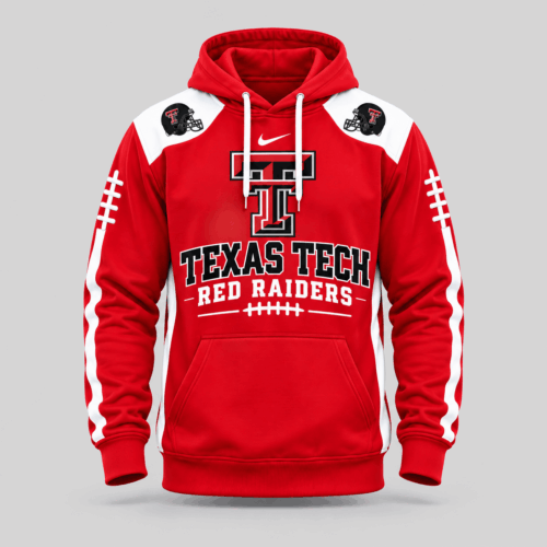 Texas Tech Red Raiders | NCAA Football Laces Sleeve Hoodie TD