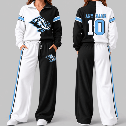 Utah Mammoth | NHL Split Color Quarter Zip Wide Leg Set TD