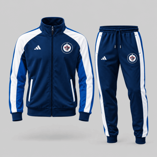 Winnipeg Jets | NHL Classic Stripe Track Jacket Jogger Set TD