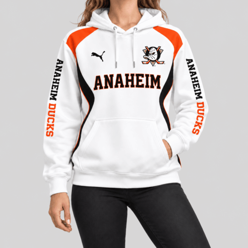 Anaheim Ducks | NHL Contrast Panel Wordmark Hoodie TD