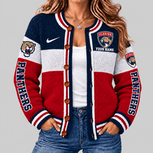 Florida Panthers | NHL Fleece Color Block Cardigan TD