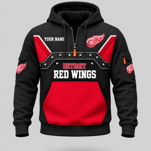 Detroit Red Wings | NHL Utility Panel Half Zip Hoodie TD