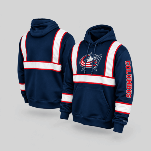Columbus Blue Jackets | NHL Reflective Stripe Hoodie TD
