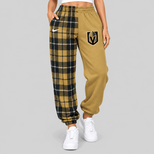 Vegas Golden Knights | NHL Plaid Split Jogger Pants TD
