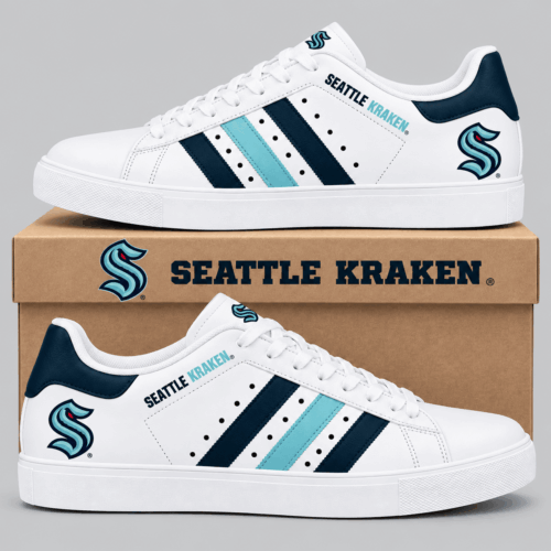 Seattle Kraken | NHL Stripe Low Top Sneakers TD