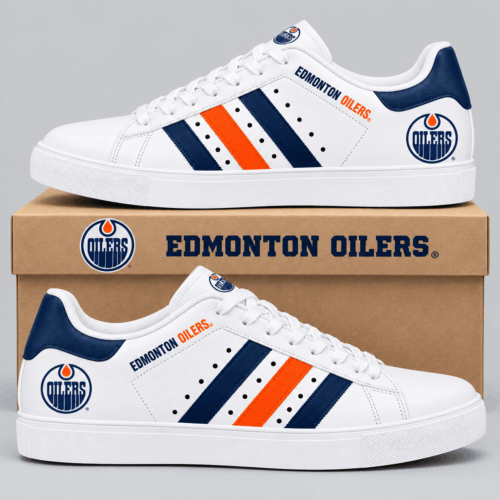 Edmonton Oilers | NHL Stripe Low Top Sneakers TD