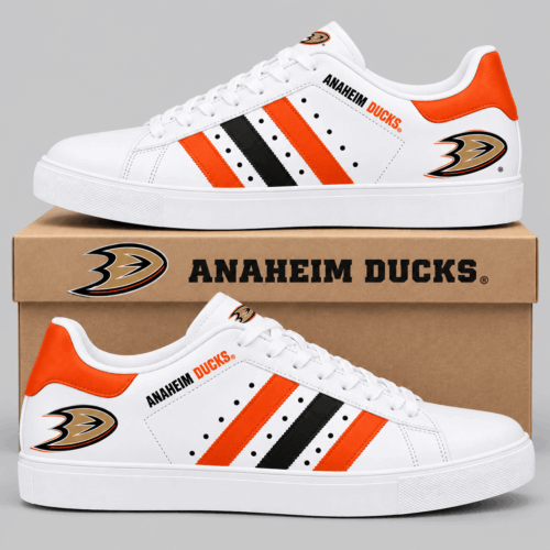 Anaheim Ducks | NHL Stripe Low Top Sneakers TD