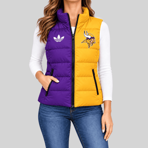 Minnesota Vikings | NFL Split Color Puffer Vest TD