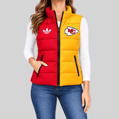 Kansas City Chiefs | NFL Split Color Puffer Vest TD