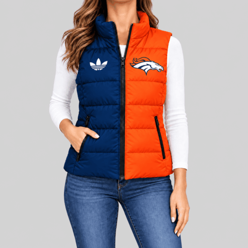 Denver Broncos | NFL Split Color Puffer Vest TD
