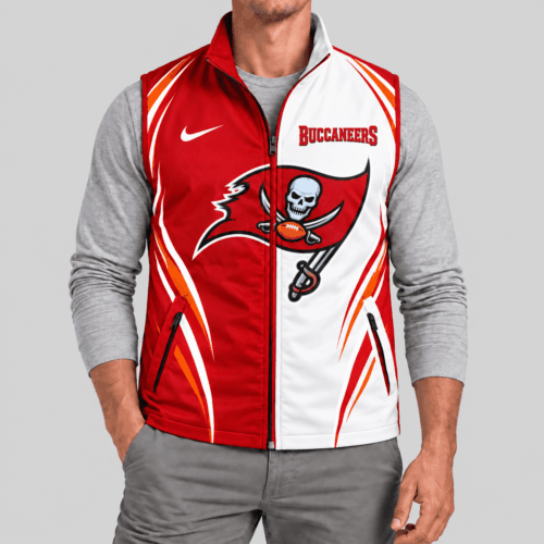 Tampa Bay Buccaneers | NFL Swoosh Panel Softshell Vest TD