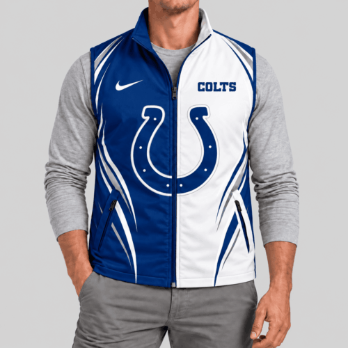 Indianapolis Colts | NFL Swoosh Panel Softshell Vest TD