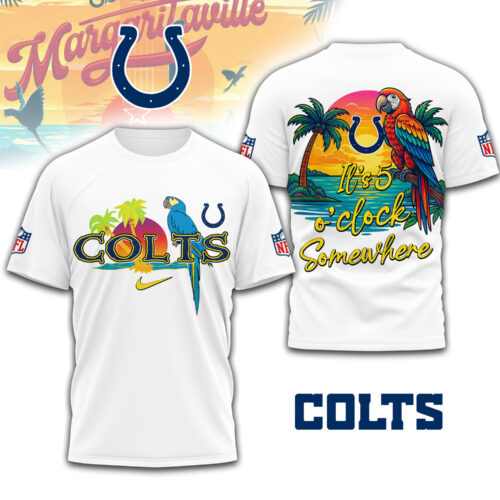 Indianapolis Colts | Premium NFL It's 5 O'clock Somewhere 3D Shirt TD