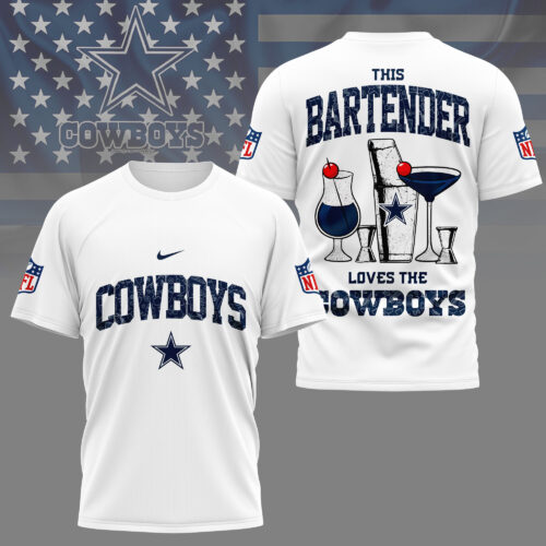 Dallas Cowboys | Premium NFL Bartender Fan 3D Shirt NY