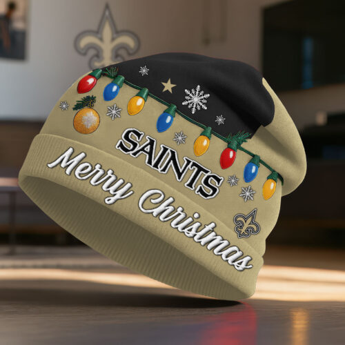 New Orleans Saints | Premium NFL Christmas Beanie Hat NY