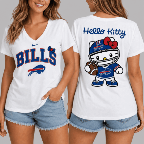 Buffalo Bills | Premium NFL Hello Kitty Football T-shirt TD
