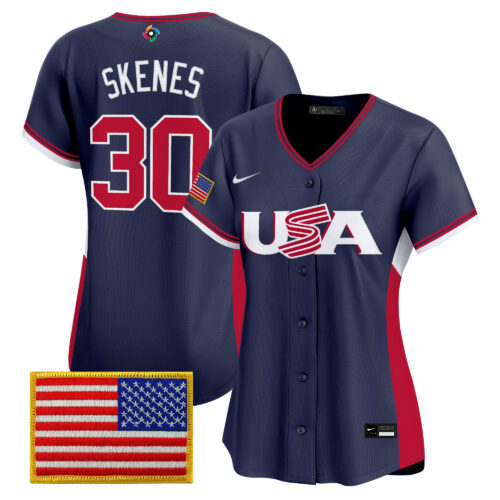 Women's Team USA World Baseball Classic Vapor Premier Jersey - 2026 Roster (Projected Number) - Women