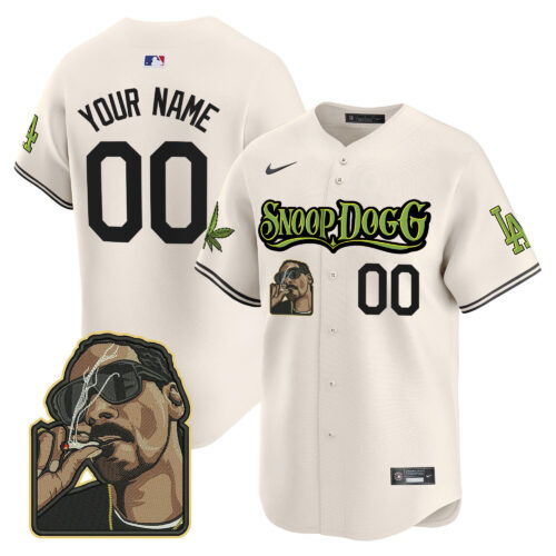 Los Angeles Dodgers Snoop Dogg Vapor Premier Limited Custom Jersey
