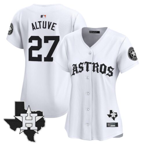 Women's Houston Astros 'Old English Edition' Vapor Premier Limited Jersey - Women