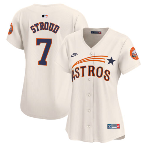 Women's Houston Astros Throwback Cooperstown Vapor Premier Limited Jersey - Women