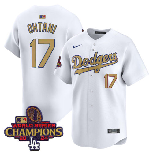 Men's Los Angeles Dodgers 2025 Gold Vapor Premier Limited Jersey - All Stitched