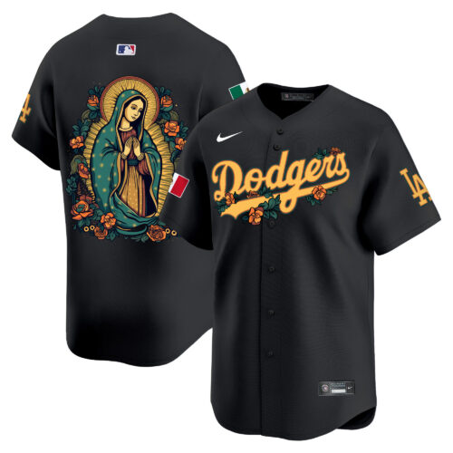 Los Angeles Dodgers Mexico Guadalupe Vapor Premier Limited Jersey V2 - Printed