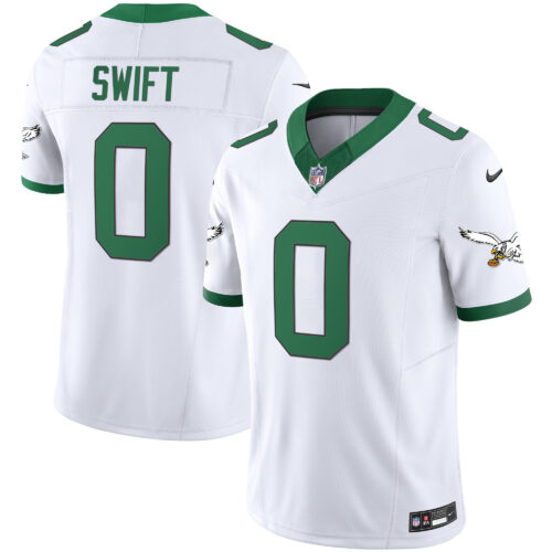 D'Andre Swift Philadelphia Eagles Throwback Kelly Vapor Limited Jersey - All Stitched