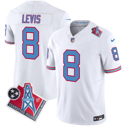 Men's Tennessee Titans 1997 Throwback Limited Vapor Limited Jersey - All Stitched