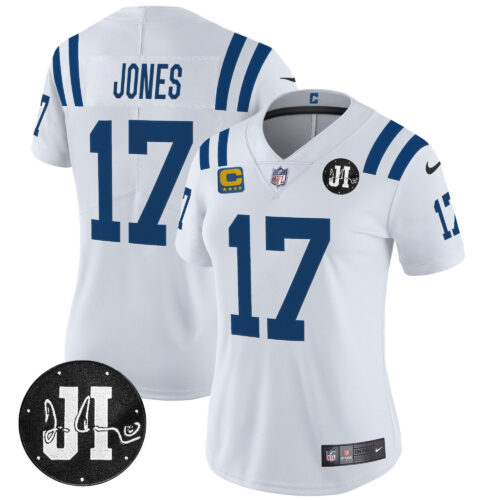 Women's Indianapolis Colts 2025 Jim Irsay Patch Vapor Limited Jersey - Women