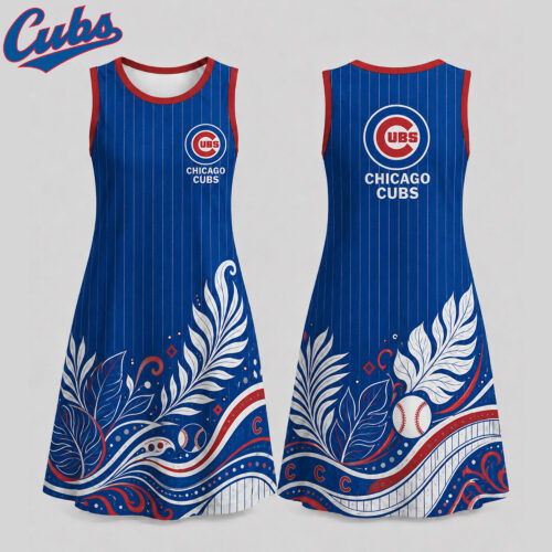 Chicago Cubs | Premium MLB Floral Dress TD