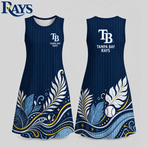 Tampa Bay Rays | Premium MLB Floral Dress TD