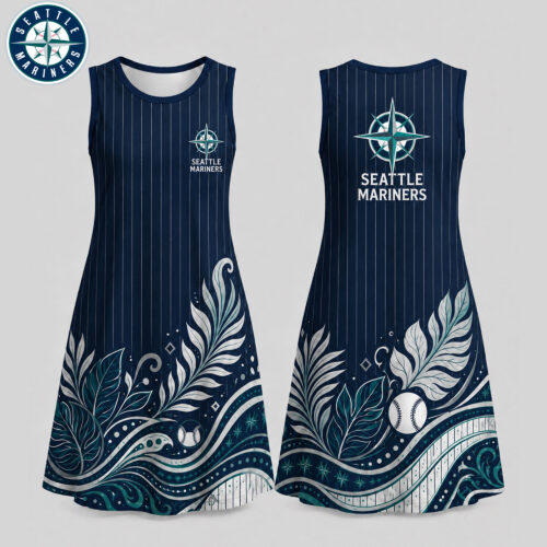 Seattle Mariners | Premium MLB Floral Dress TD