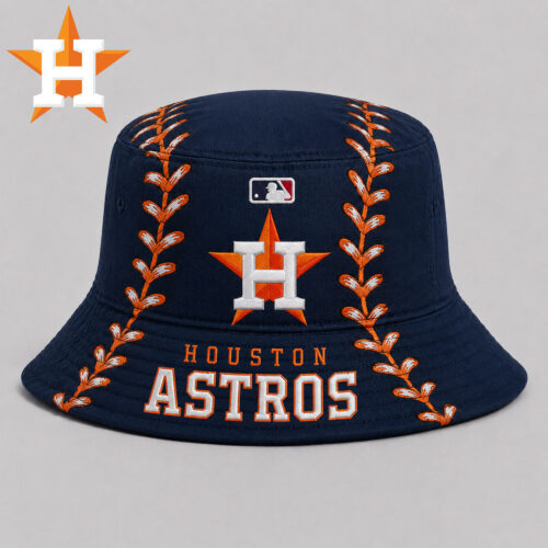 Houston Astros | Premium MLB Baseball Stitch Bucket Hat TD