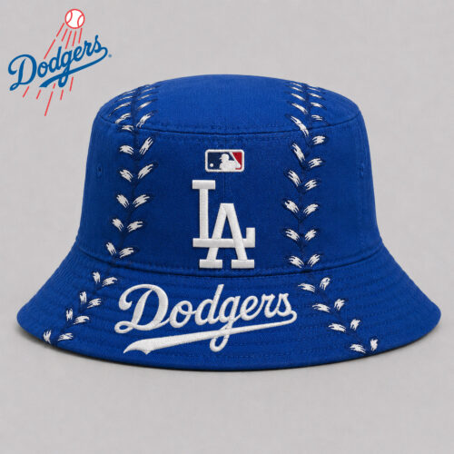 Los Angeles Dodgers | Premium MLB Baseball Stitch Bucket Hat TD