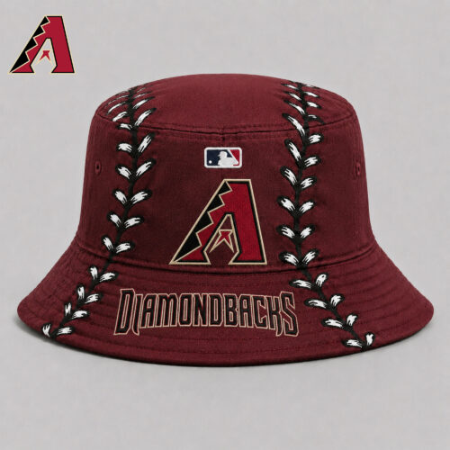 Arizona Diamondbacks | Premium MLB Baseball Stitch Bucket Hat TD