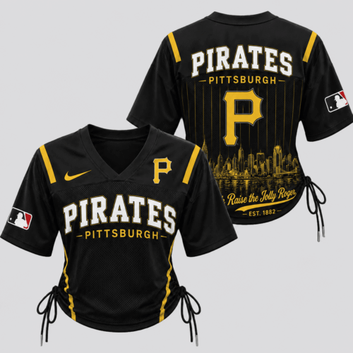 Pittsburgh Pirates | Premium MLB Fan Pride Women Lace-Up Jersey