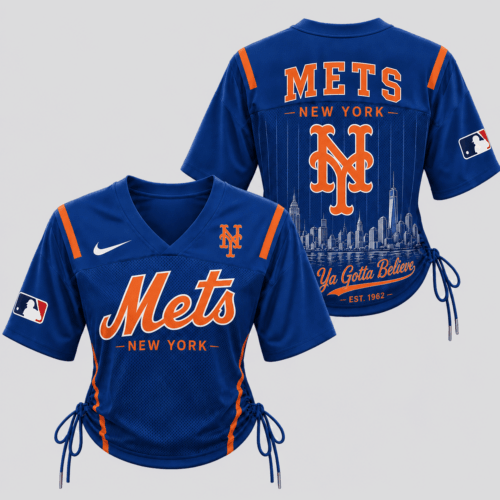 New York Mets | Premium MLB Fan Pride Women Lace-Up Jersey