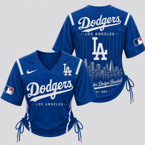 Los Angeles Dodgers | Premium MLB Fan Pride Women Lace-Up Jersey