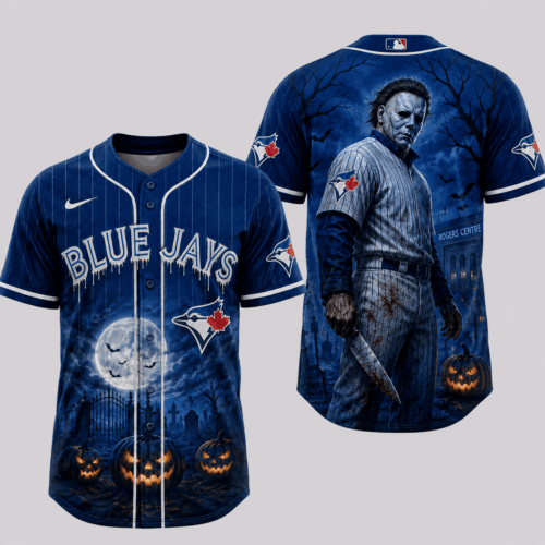 Toronto Blue Jays | Premium MLB Michael Myers Halloween Baseball Jersey