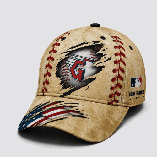 Cleveland Guardians | Premium MLB Patriot Stitch Baseball Cap
