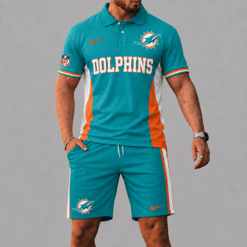 Miami Dolphins | Premium NFL Limited Edition Polo & Shorts Set NDN