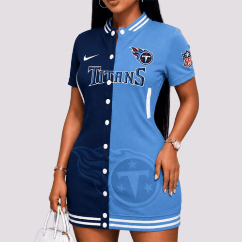 Tennessee Titans | Premium NFL Baseball Jacket Dresses