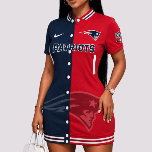 New England Patriots | Premium NFL Baseball Jacket Dresses
